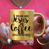 Girl Loves Jesus & Coffee (Gold, Pink or WHITE) Mug - Ven & Rose