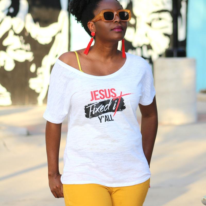 Jesus Fixed It Y'all Slouchy Tee - Ven & Rose